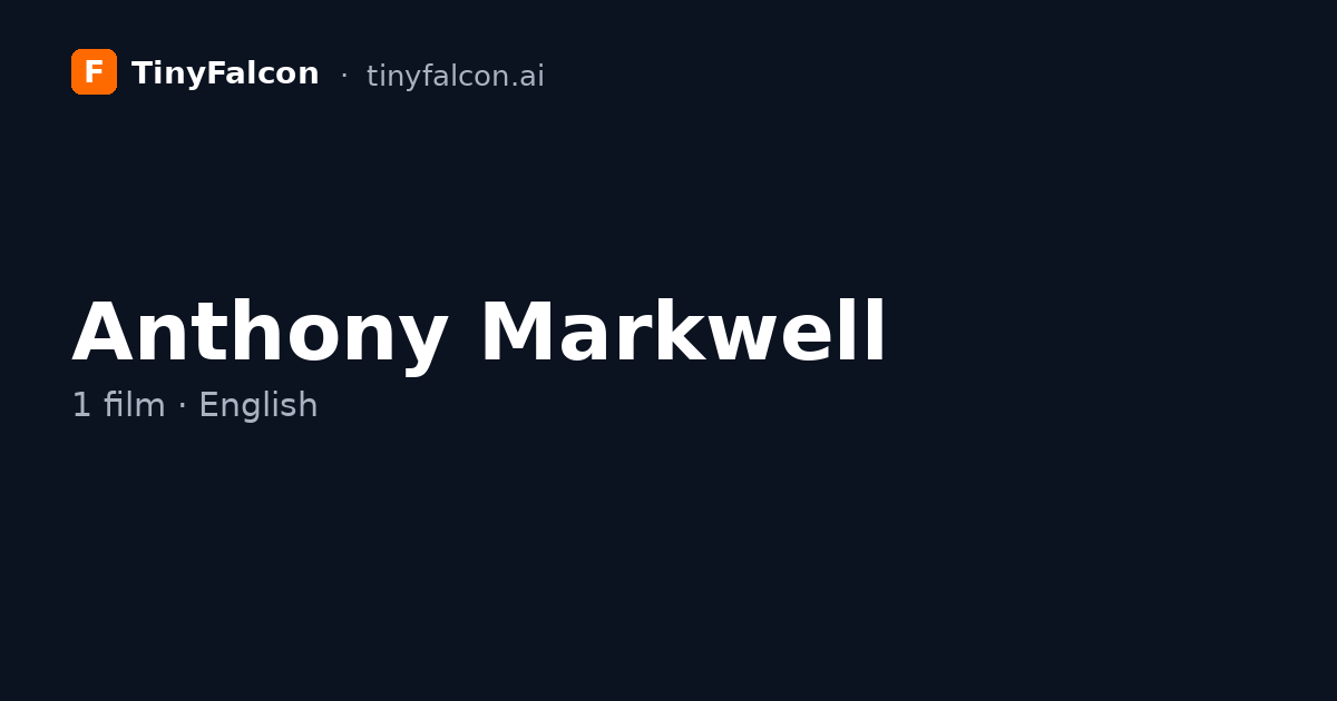 Anthony Markwell
