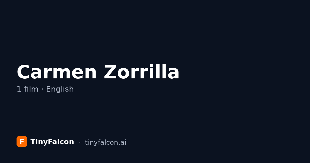 Carmen Zorrilla