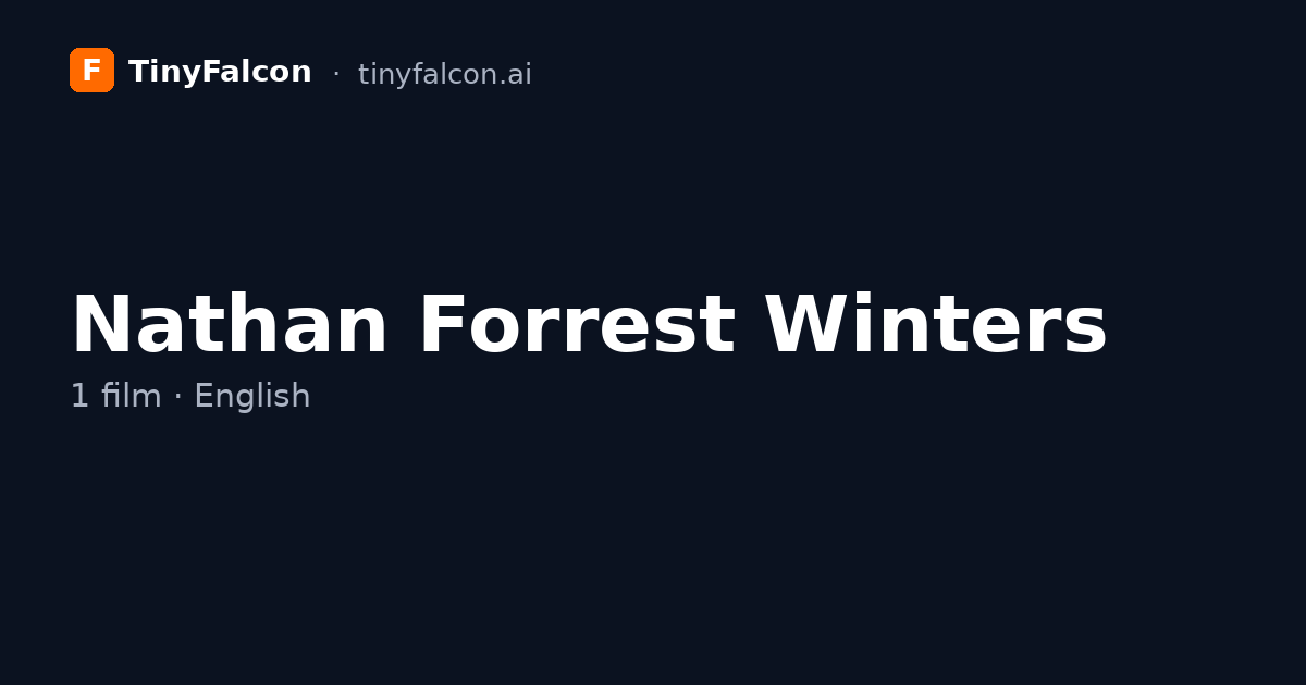 Nathan Forrest Winters