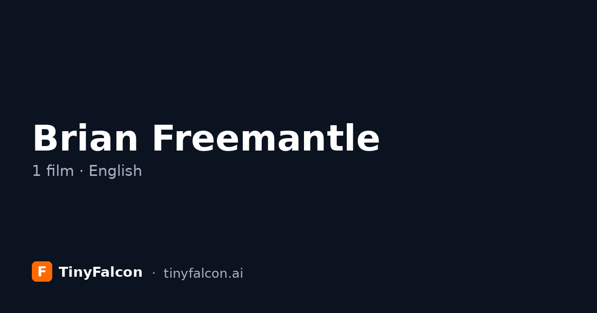 Brian Freemantle