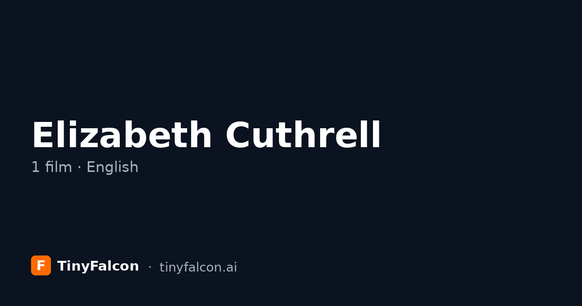 Elizabeth Cuthrell