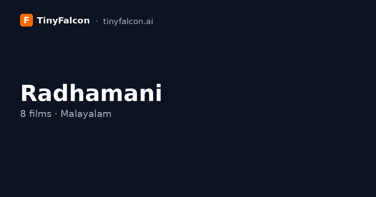 Radhamani