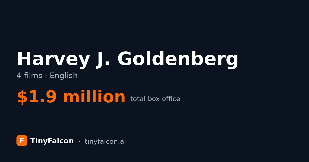 Harvey J. Goldenberg