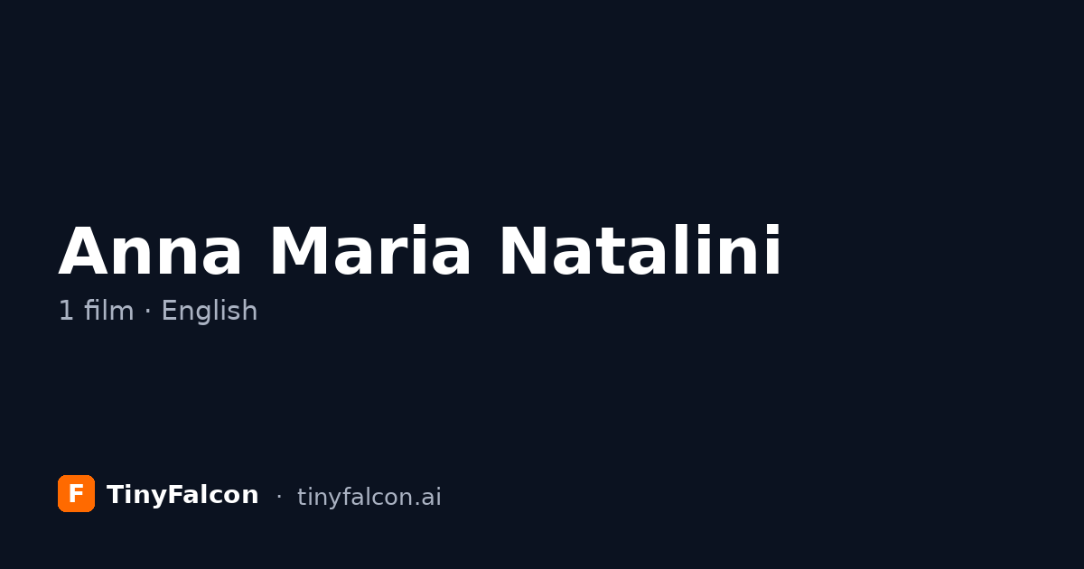 Anna Maria Natalini