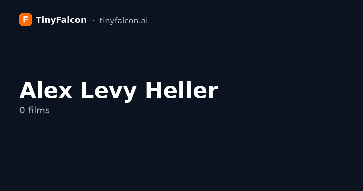 Alex Levy Heller