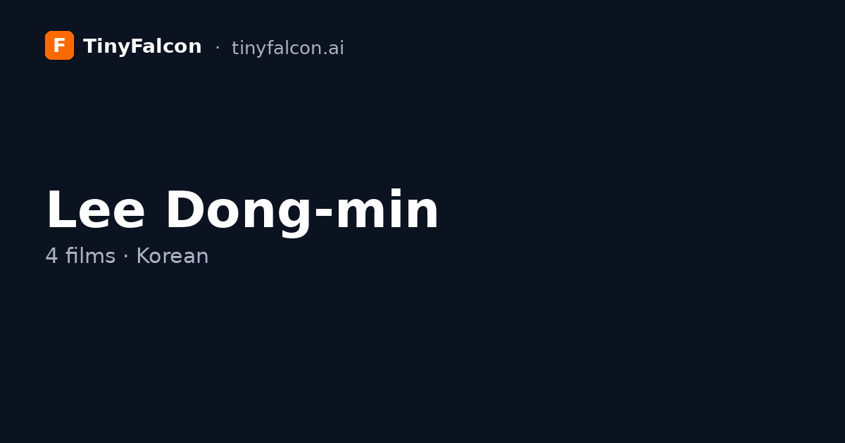 Lee Dong-min
