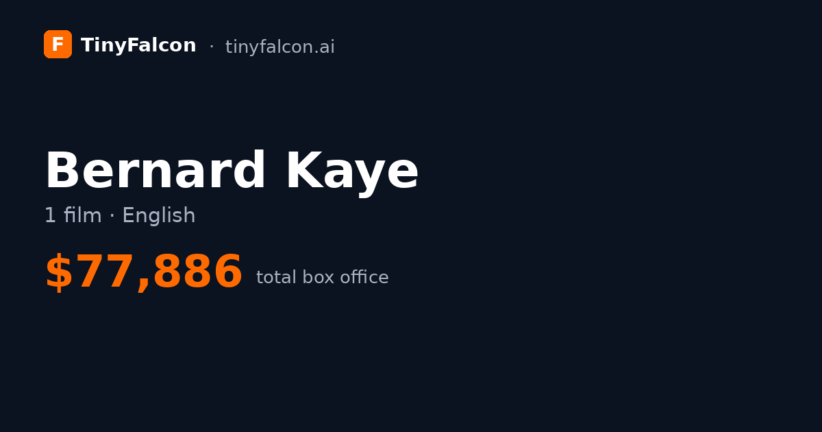 Bernard Kaye