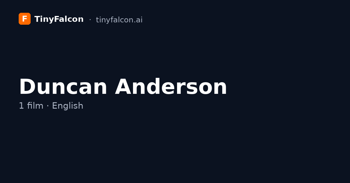 Duncan Anderson