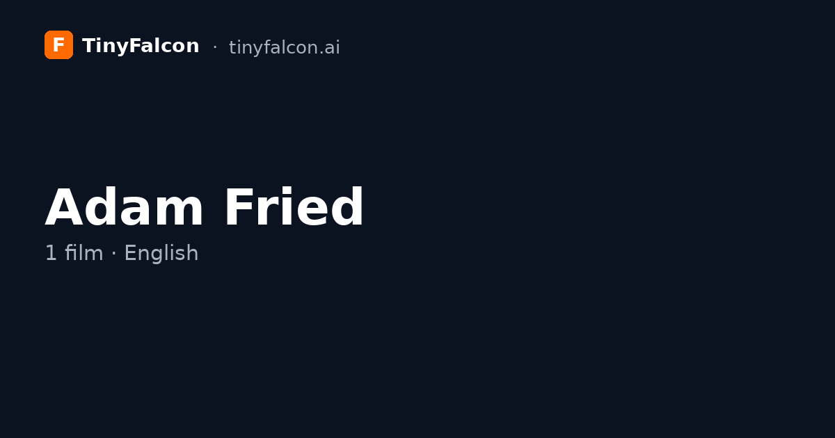 Adam Fried