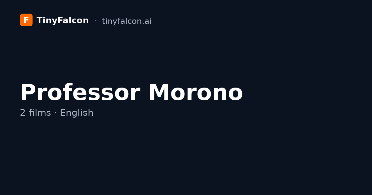 Professor Morono