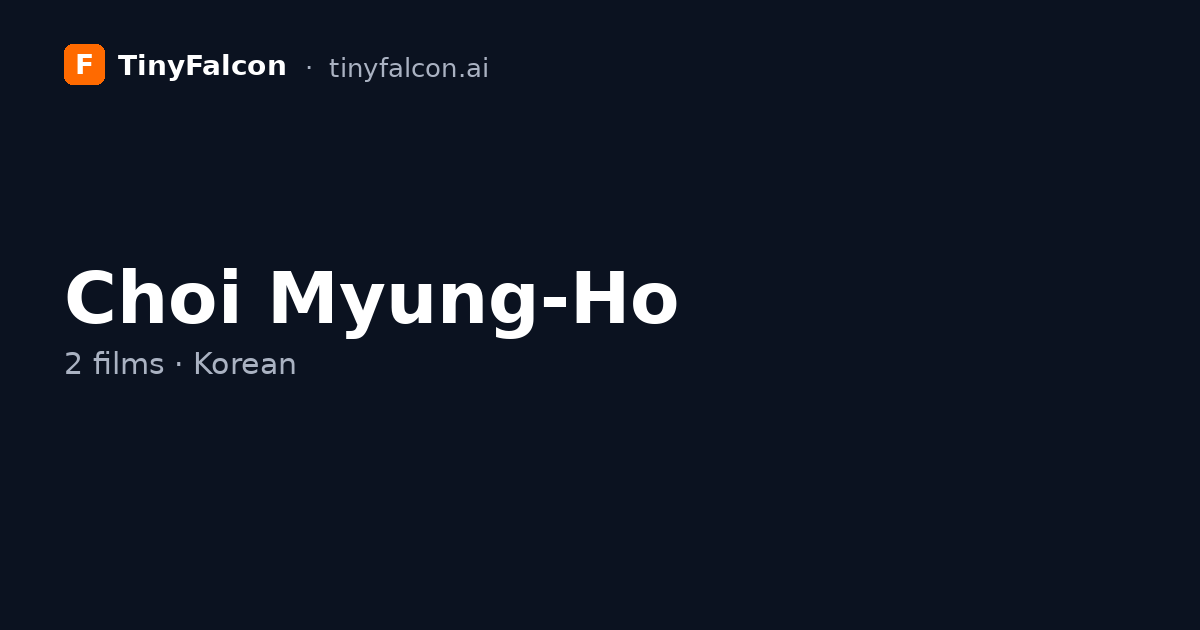 Choi Myung-Ho