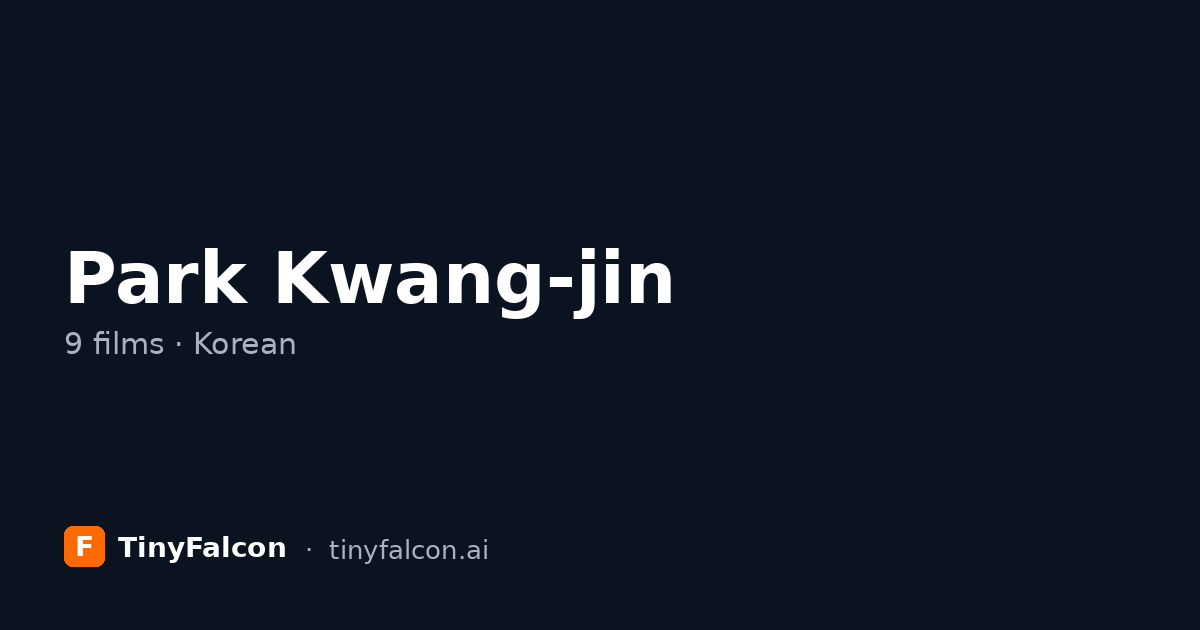 Park Kwang-jin