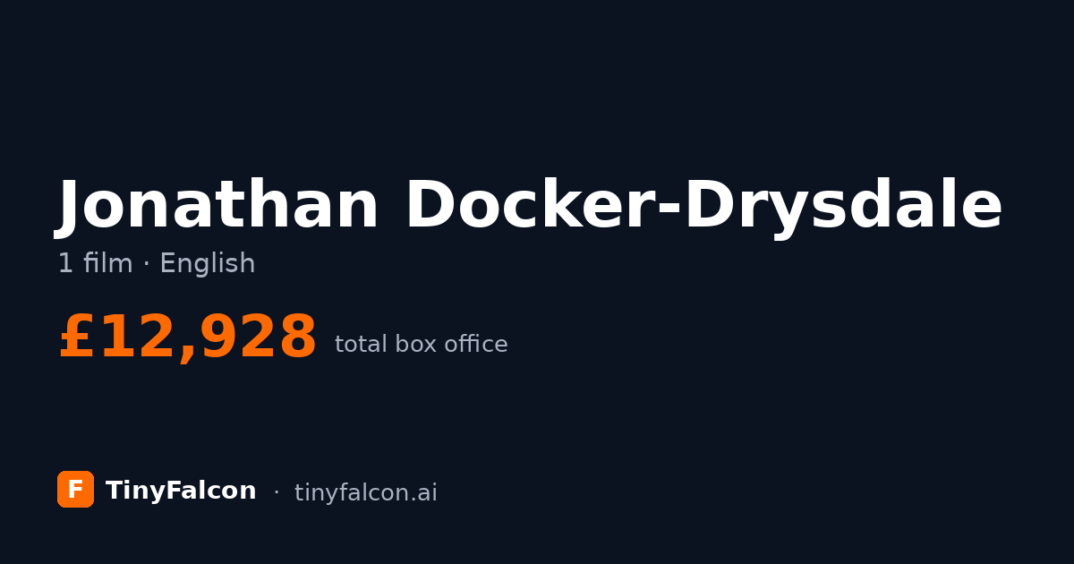 Jonathan Docker-Drysdale