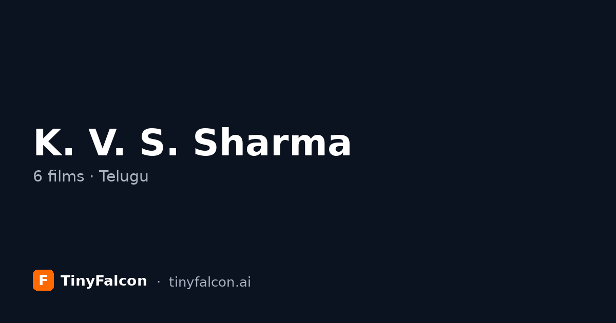 K. V. S. Sharma