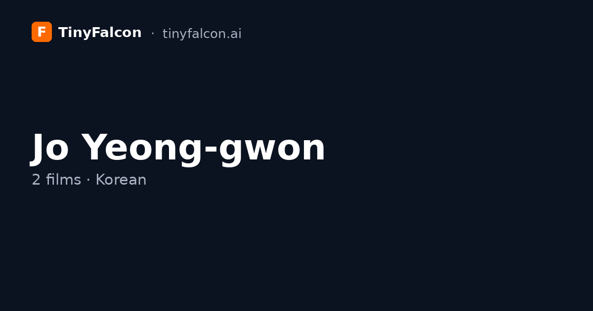Jo Yeong-gwon