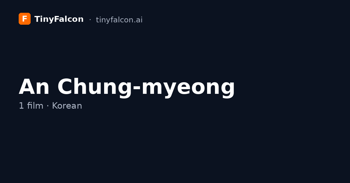 An Chung-myeong