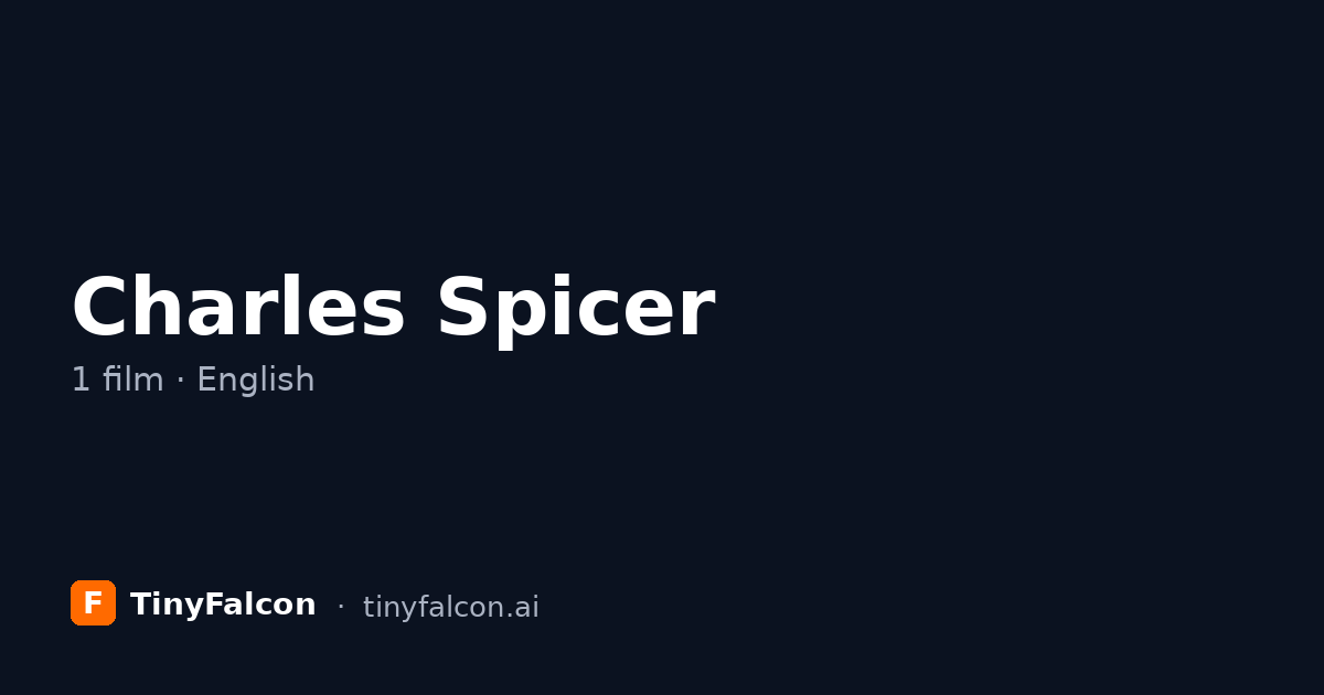 Charles Spicer