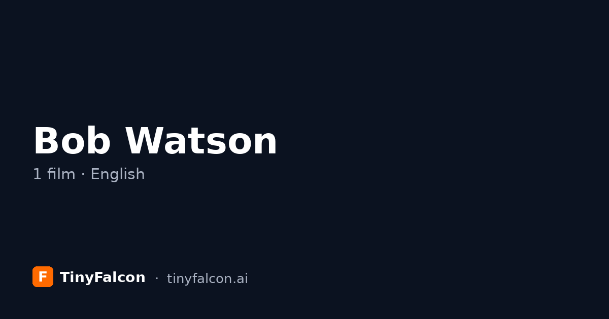 Bob Watson