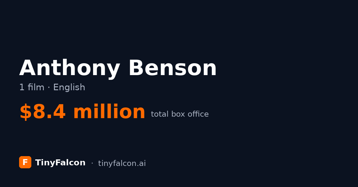 Anthony Benson