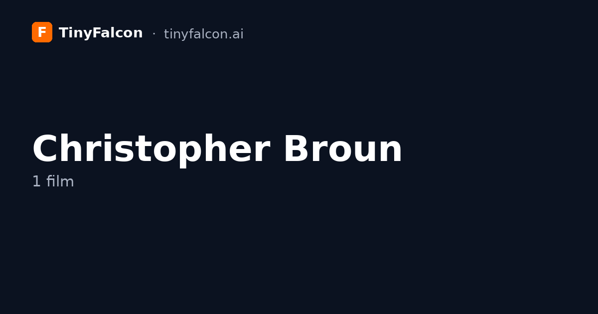 Christopher Broun