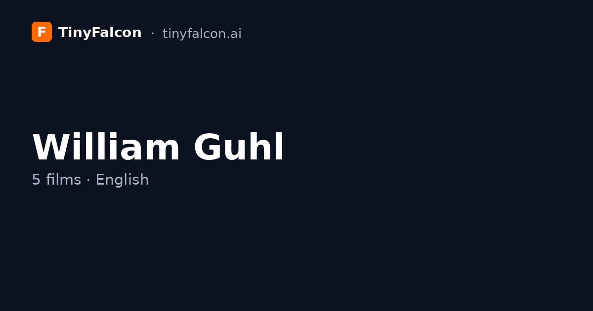 William Guhl