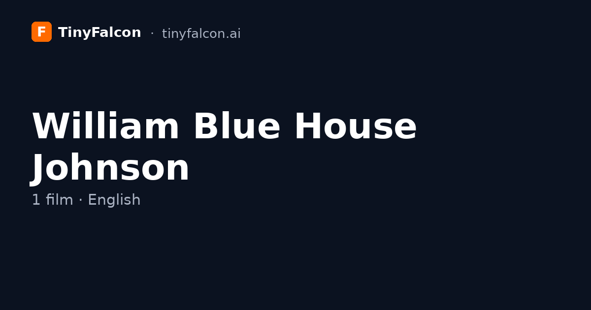 William Blue House Johnson