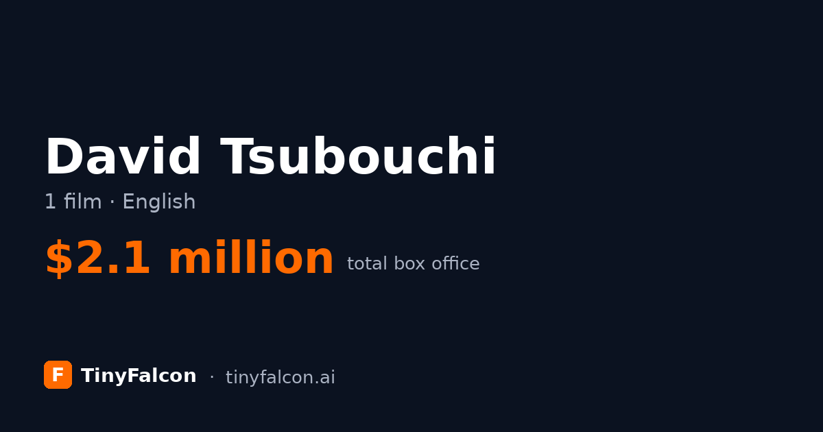 David Tsubouchi