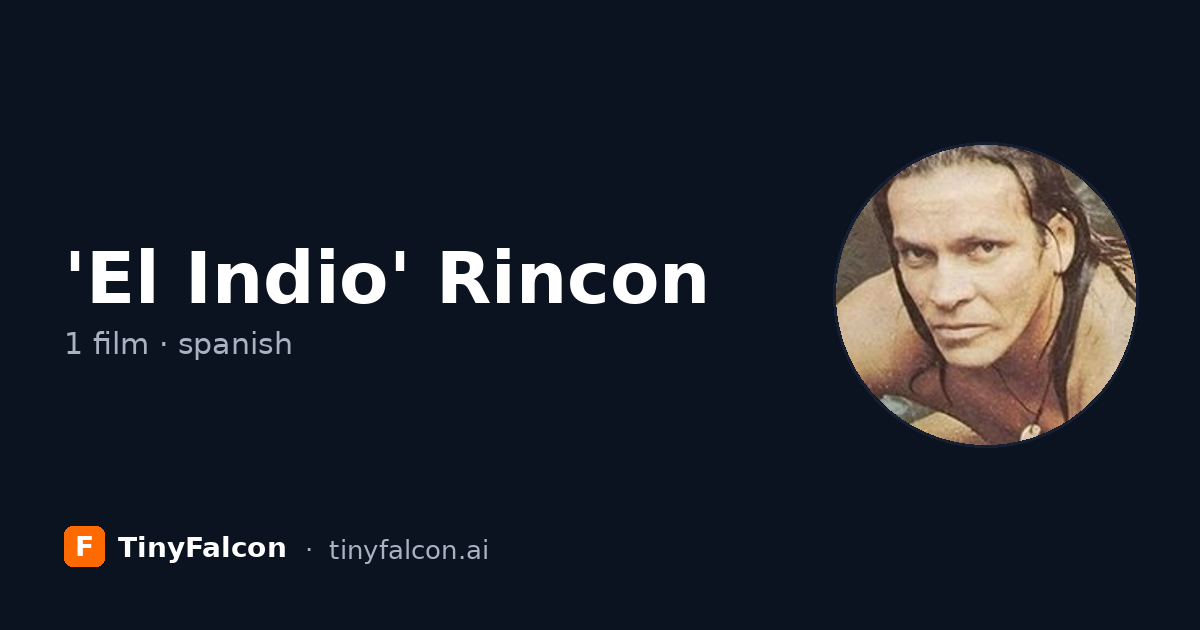 'El Indio' Rincon