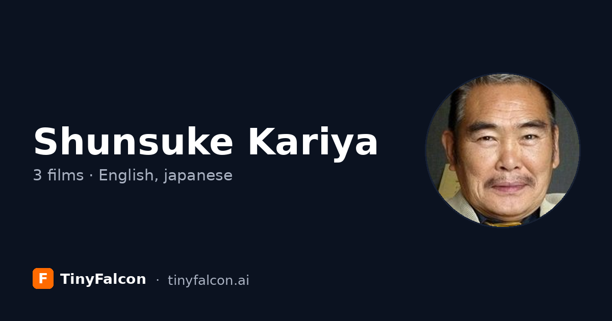 Shunsuke Kariya