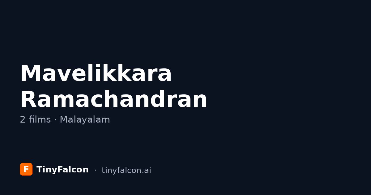 Mavelikkara Ramachandran