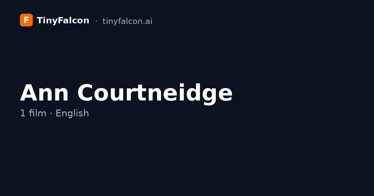 Ann Courtneidge