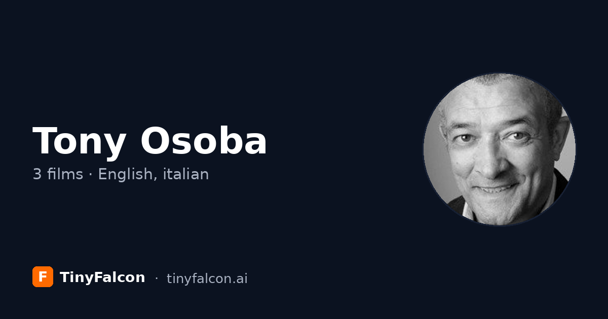 Tony Osoba