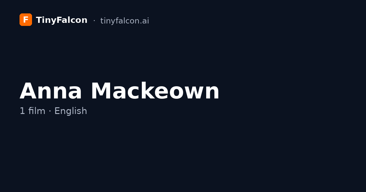Anna Mackeown