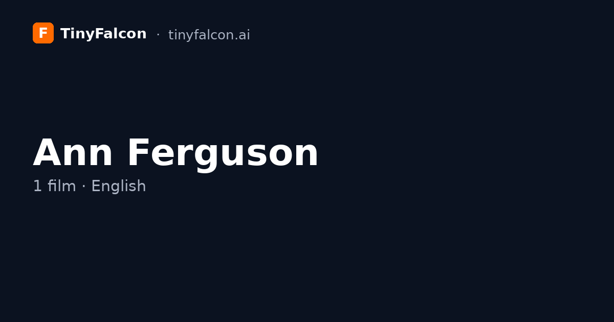 Ann Ferguson