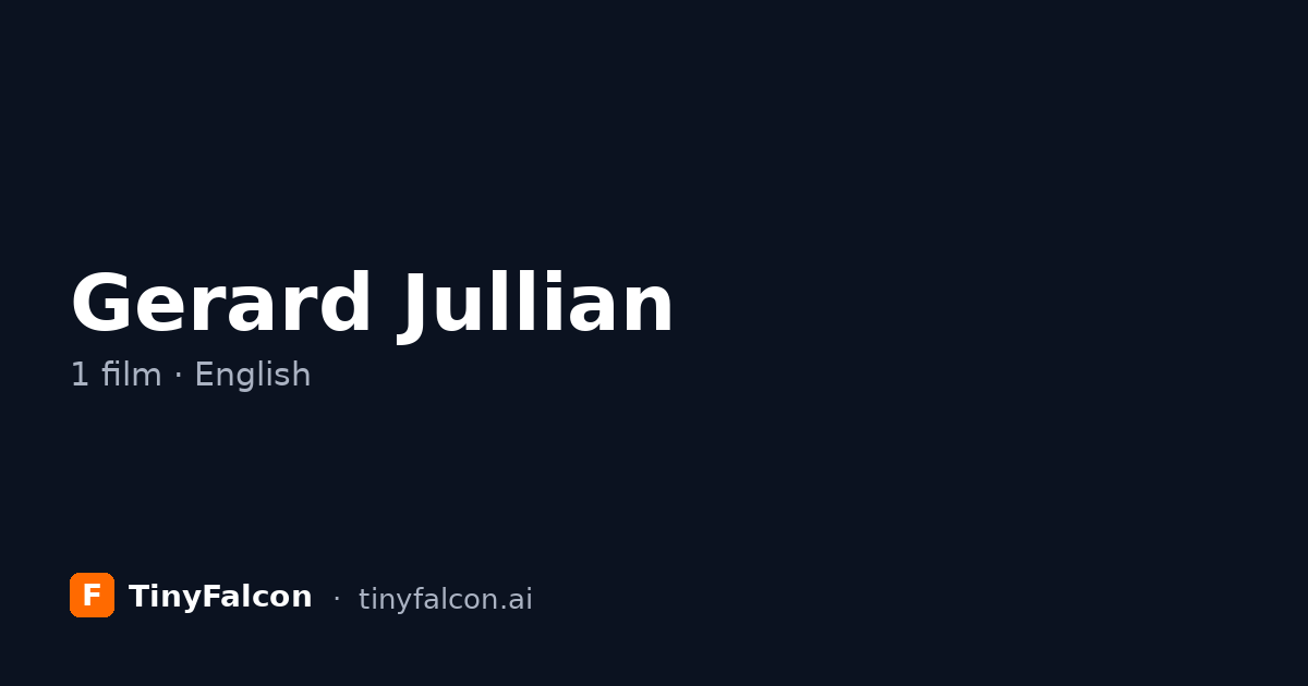Gerard Jullian