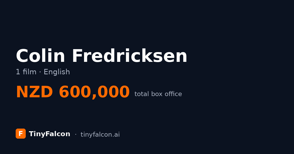 Colin Fredricksen