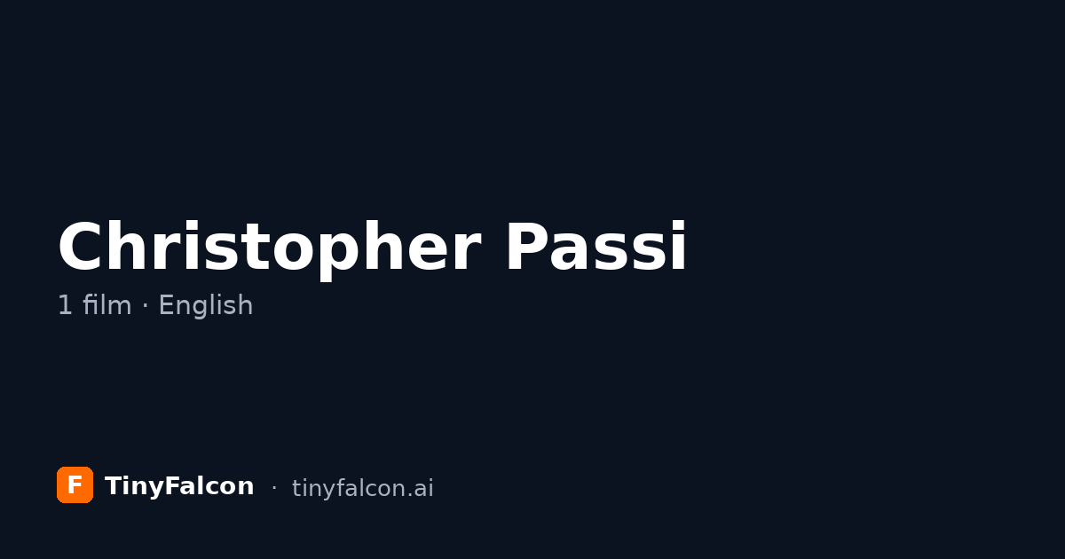 Christopher Passi
