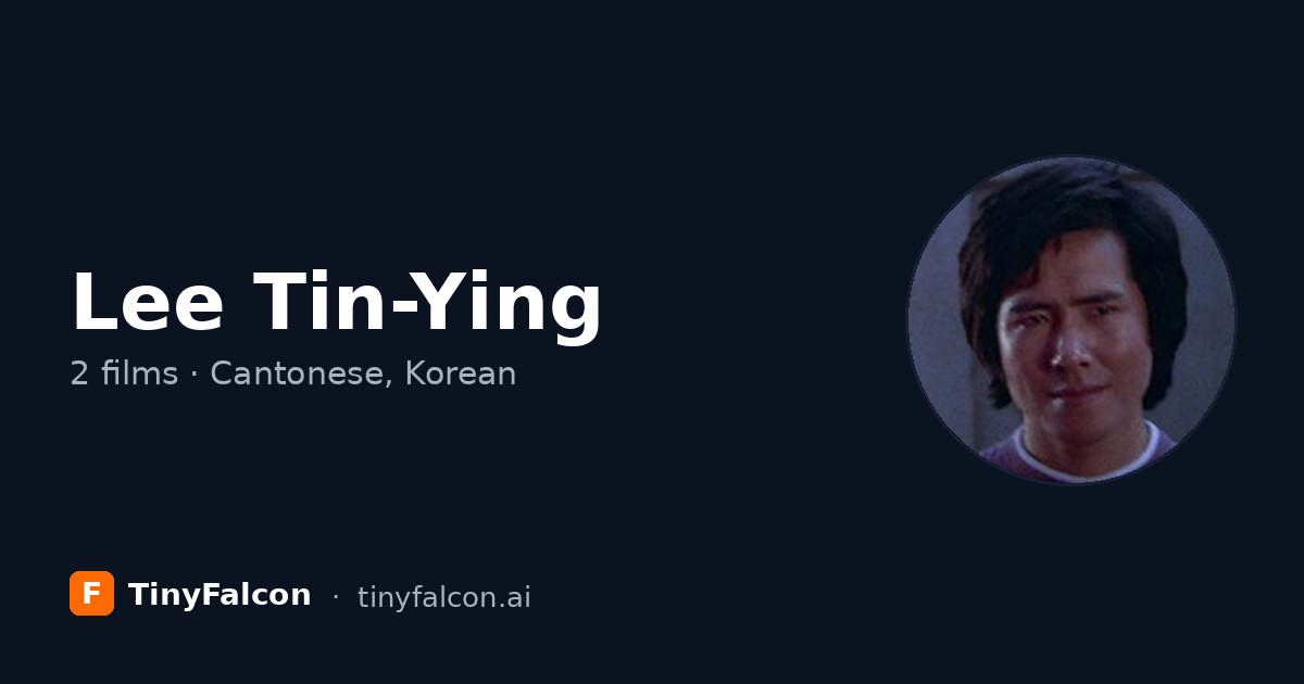 Lee Tin-Ying