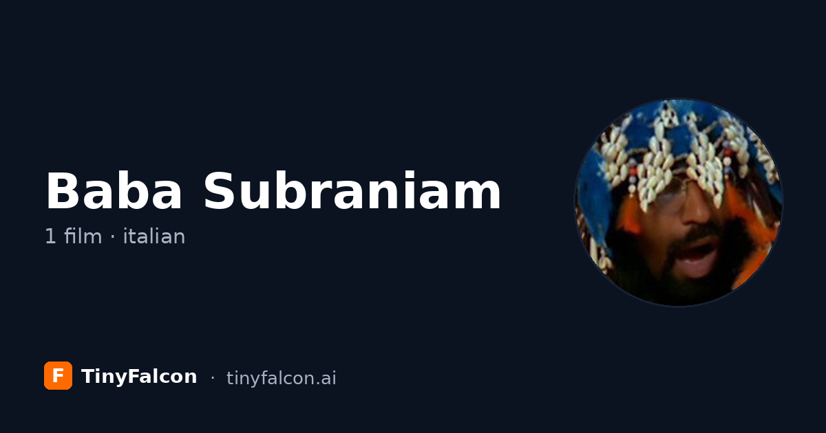 Baba Subraniam