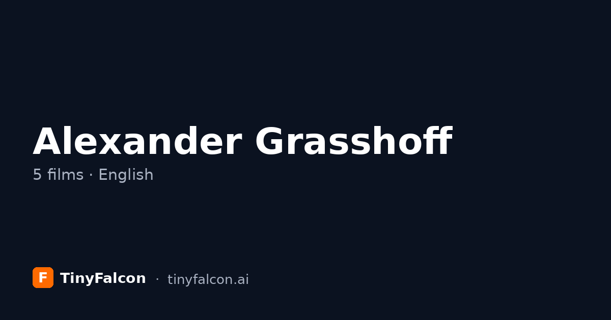 Alexander Grasshoff