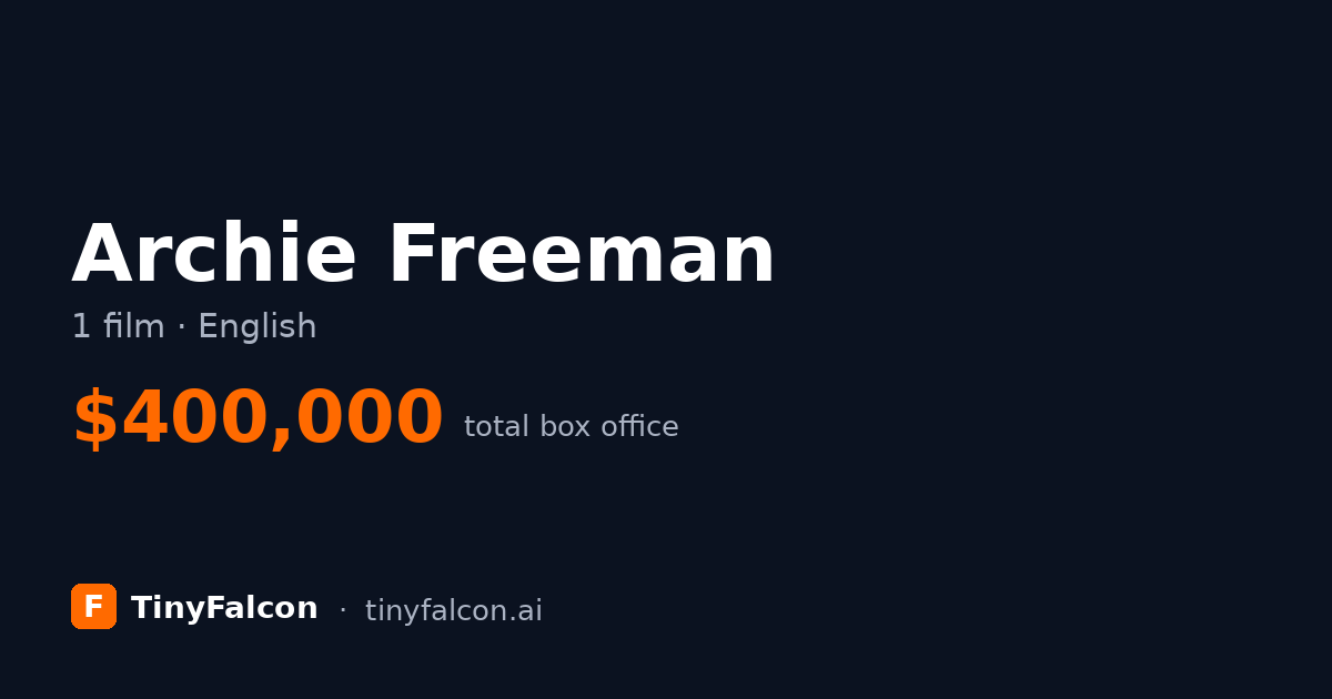 Archie Freeman
