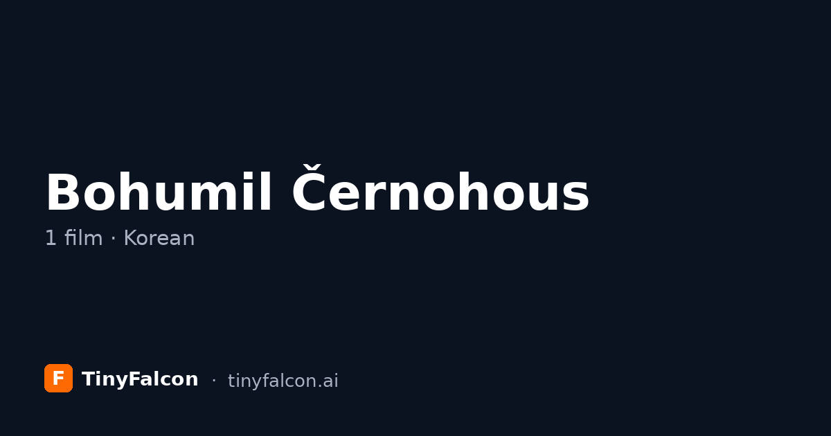 Bohumil Černohous