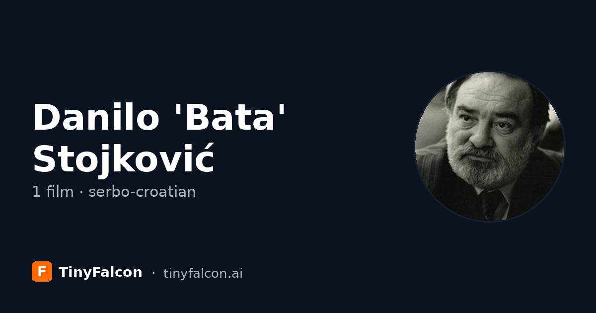 Danilo 'Bata' Stojković