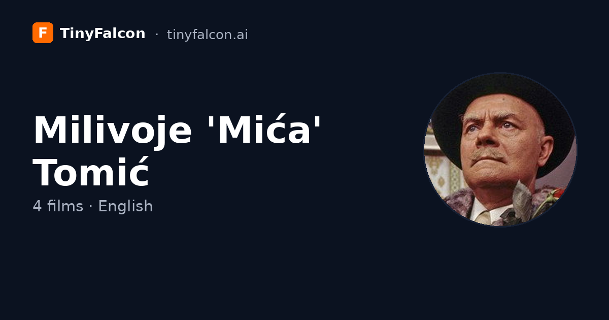 Milivoje 'Mića' Tomić
