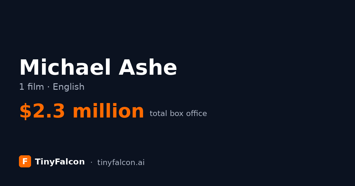 Michael Ashe