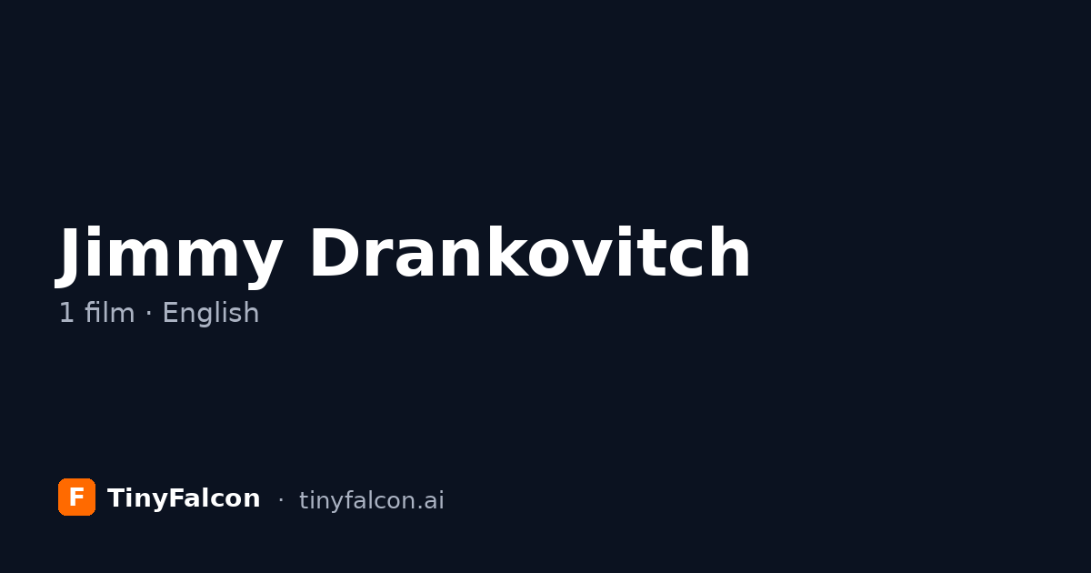 Jimmy Drankovitch