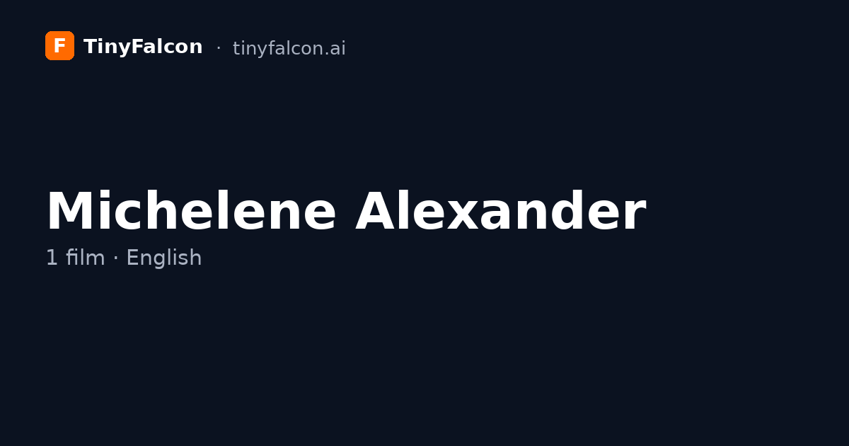 Michelene Alexander