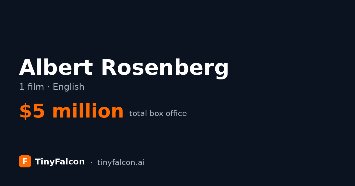 Albert Rosenberg