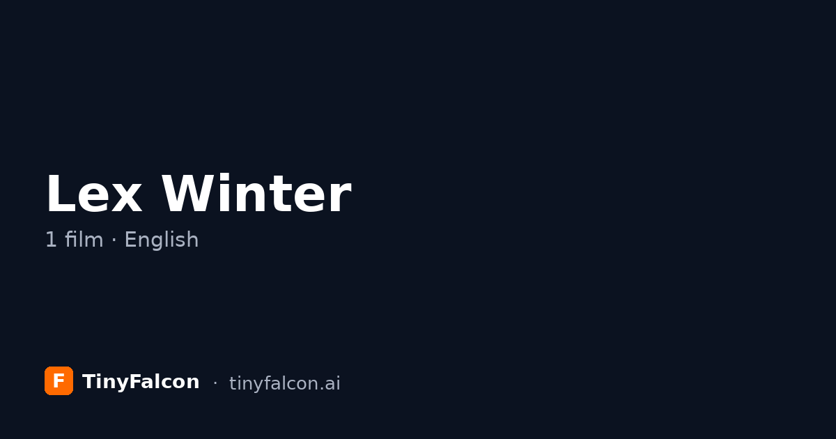 Lex Winter