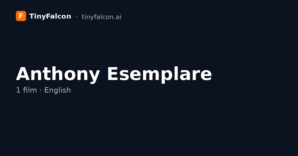 Anthony Esemplare
